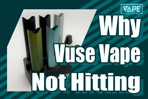 why is my alto not hitting|Vuse Alto Cartridge Not Firing/Working : r/vapes